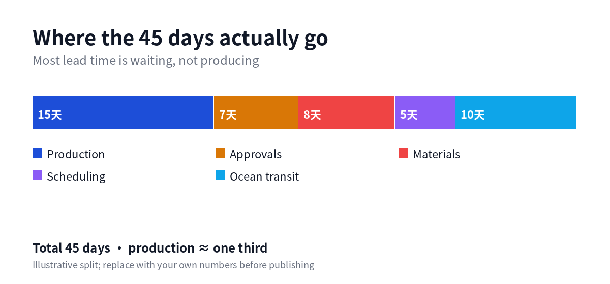 Where the 45 days actually go